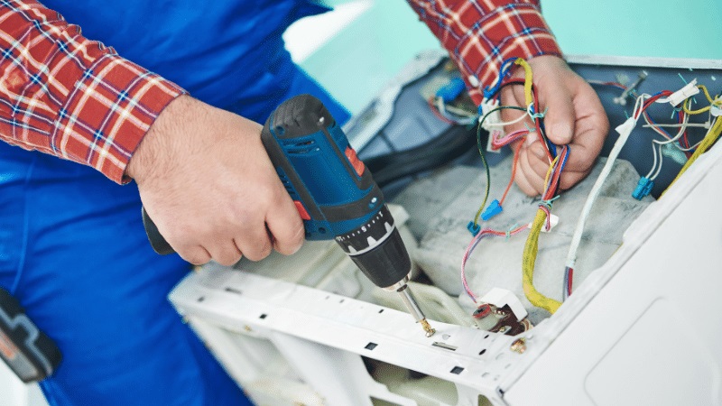 Çankaya Samsung Samsung çamaşır makinesi kart tamiri – Su almama arızası orijinal parça ile giderildi. - Teknik servis örneği
